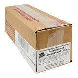 Sweet Sam's 8-Slice Pre-Cut Iced Lemon Pound Cake 2 lb. - 2/Case