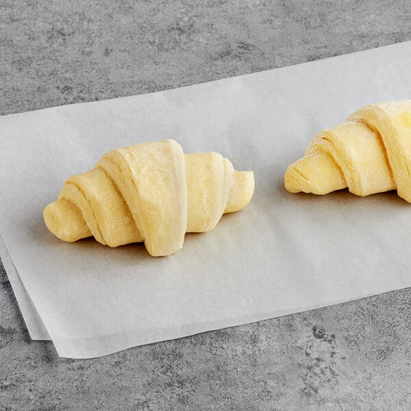 Bridor Ready-to-Bake Mini Straight Perfect Croissant 1.5 oz. - 160/Case
