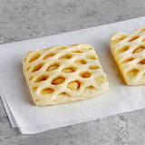 Bridor Ready-to-Bake Caramel Almond Delicacy 3.17 oz. - 36/Case