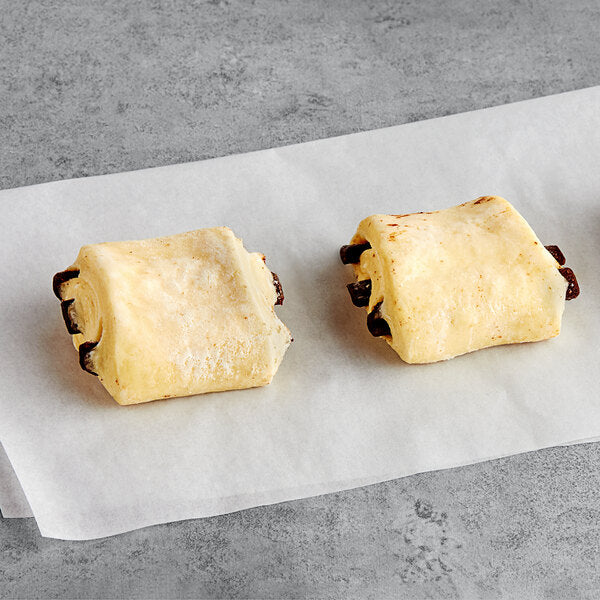 Bridor Ready-to-Bake Mini Butter Chocolatine 1.59 oz. - 120/Case