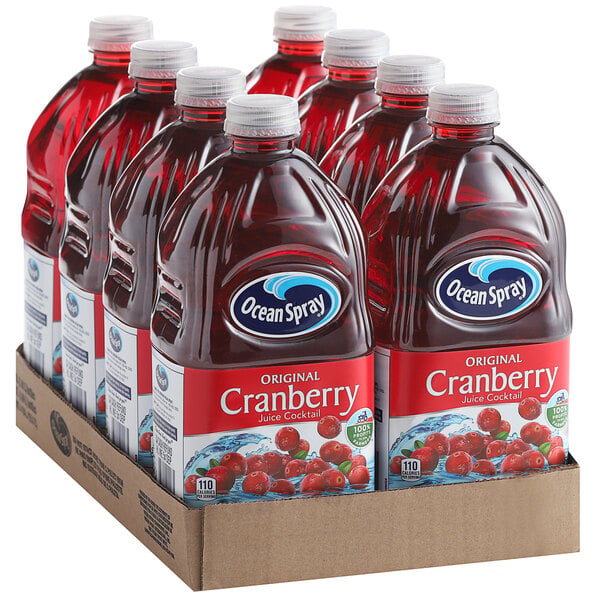 Ocean Spray 64 fl. oz. Cranberry Juice Cocktail - 8/Case