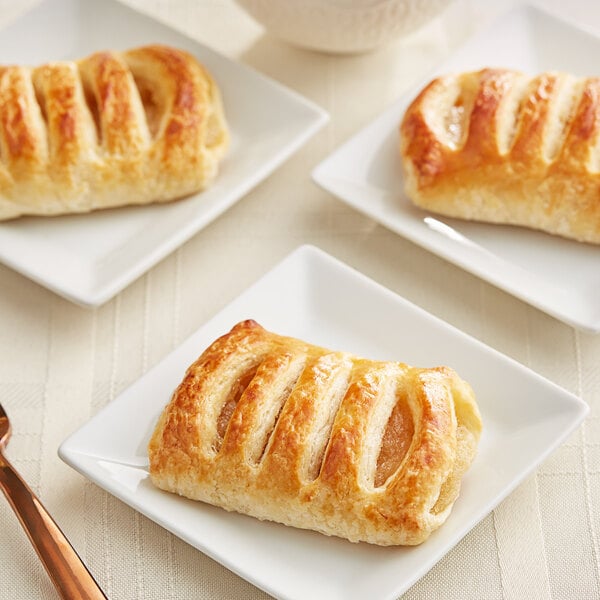 Bridor Ready-to-Bake Mini Salted Caramel Danish 1.59 oz. - 80/Case