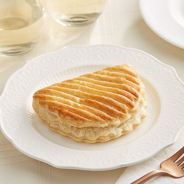 Bridor Ready-to-Bake Apple Turnover 3.7 oz. - 50/Case