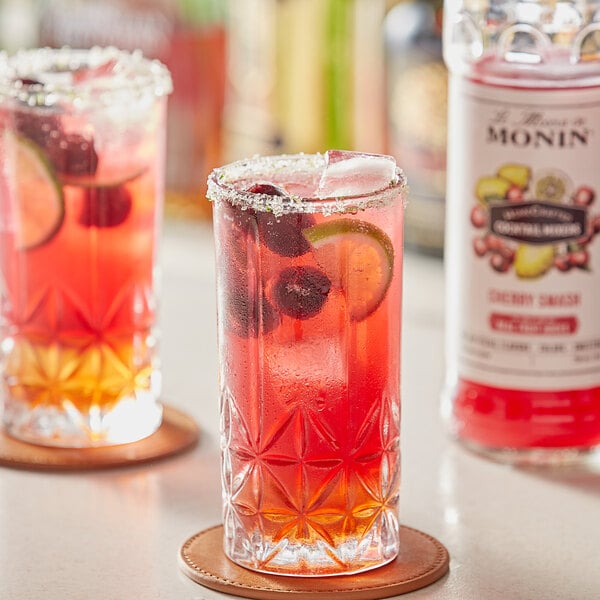 Monin HomeCrafted Cherry Smash Cocktail Mix 750 mL