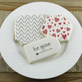 Confection Couture Whimsy Hearts Background Cookie Stencil