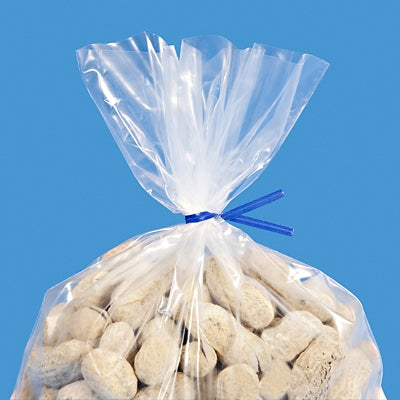 Blue Paper Twist Ties - 50 Pack