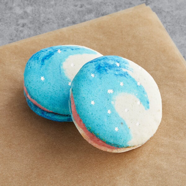 Macaron Centrale Vegan Acai and Berries Macaron - 48/Case