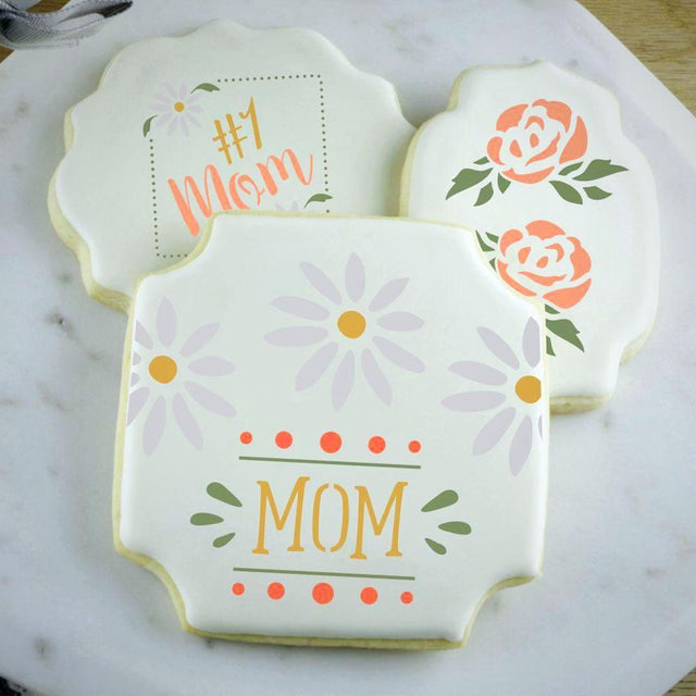 Confection Couture Mother's Day Words Cookie Stencil