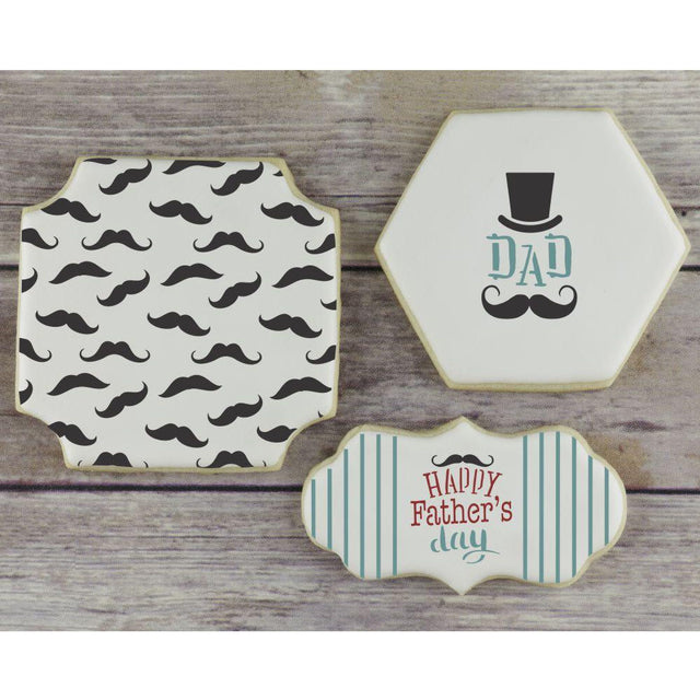Confection Couture Father's Day Words Cookie Stencil