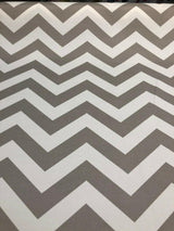 Bryant Palmer Chevron Polyester Fabric - Cobblestone, Beige And Off-White, 54" Width (1 Yard)