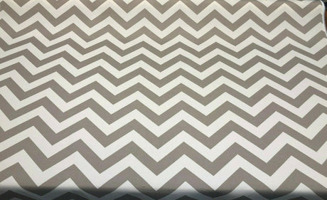 Bryant Palmer Chevron Polyester Fabric - Cobblestone, Beige And Off-White, 54" Width (1 Yard)