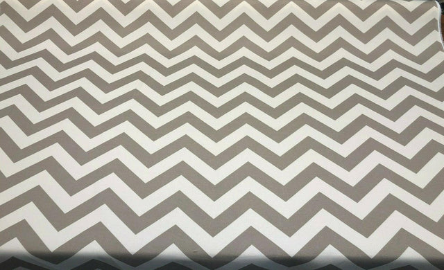 Bryant Palmer Chevron Polyester Fabric - Cobblestone, Beige And Off-White, 54" Width (1 Yard)