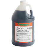 Oringer Vanilla Hard Serve Ice Cream Flavoring with Natural and Artificial Flavors 1 Gallon