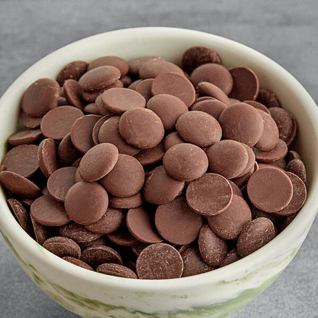 Ghirardelli 72% Non-Dairy Dark Chocolate .65M Baking Chips 5 lb. - 2/Case