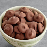 Ghirardelli Queen Dark Chocolate Wafers 5 lb. - 2/Case