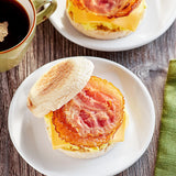 Smithfield Fully Cooked Round Bacon 0.2 oz. - 192/Case
