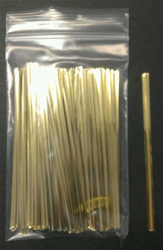 Gold Metallic Twist Ties - 100 pack
