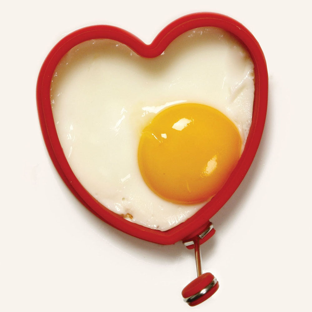 Norpro Silicone Heart Shape Egg/Pancake Ring, Set of 2