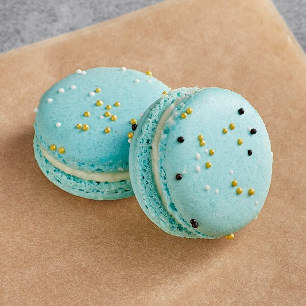 Macaron Centrale Blueberry Milk Jam Macaron - 50/Case