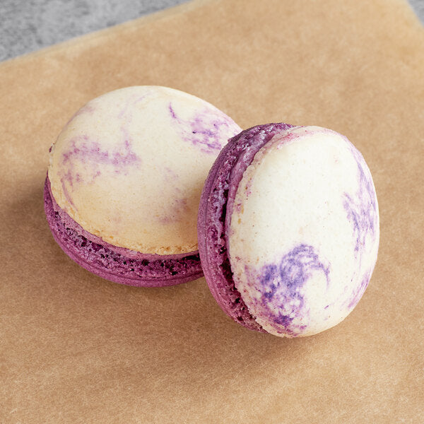 Macaron Centrale Ube White Chocolate Macaron - 50/Pack