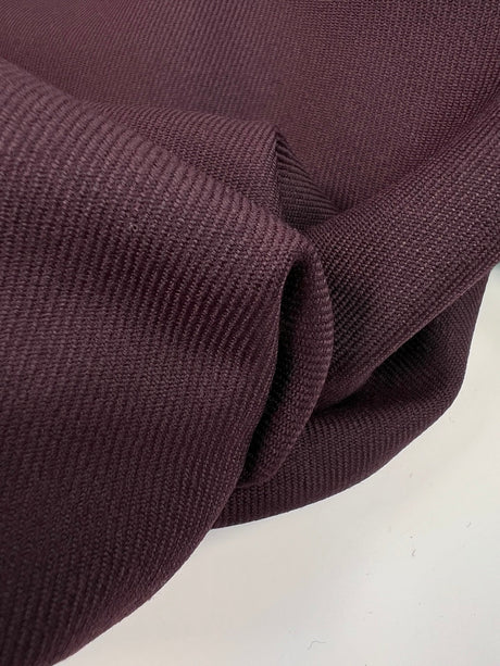 Wool Tweed Fabric Purple Shade