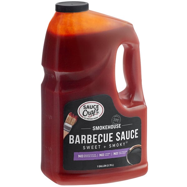 Sauce Craft Sweet and Smoky BBQ Sauce 1 Gallon