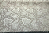 Renaissance Chenille Upholstery Fabric - Pumice Beige, 58" Width, 14" Horizontal Repeat, 26" Vertical Repeat (1 Yard)