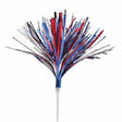 Patriotic Mylar Spray Pick 5-1/2" - 36 Pack