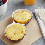 Artisan Kitchens Bacon and Three Cheese Egg Bites 2.3 oz. - 140/Case