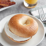 Original Bagel 4.5 oz. New York Style Plain Bagel - 75/Case