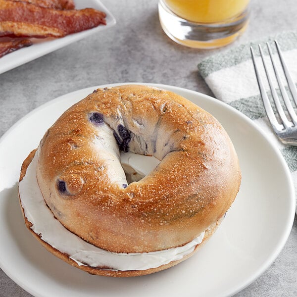 Original Bagel New York Style Blueberry Bagel 4.5 oz. - 75/Case
