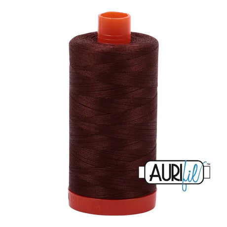 Cotton Thread Chocolate Aurifil 50wt Large Spool