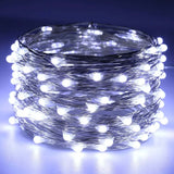 Christmas 100 LED USB Silver Copper Fairy Lights