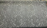 East Gate Cotton Brocade Fabric - Denim Blue Abstract Damask, 59" Width (1 Yard)