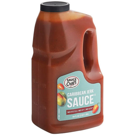 Sauce Craft Caribbean Jerk Sauce 0.5 Gallon - 4/Case