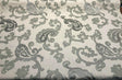 Victoria Stingray Embroidered Linen Fabric - 100% Linen, 57" Width, 22.5" H Repeat, 28" V Repeat (1 Yard)