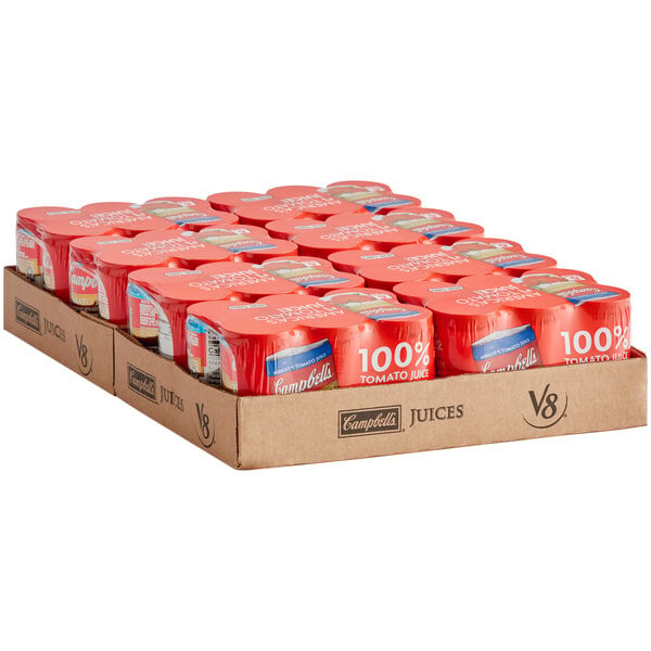 Campbell's Tomato Juice 5.5 fl. oz. Can - 48/Case