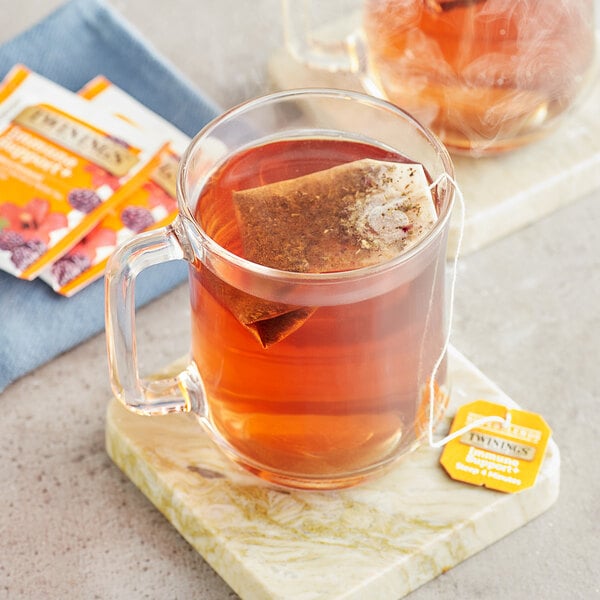 Twinings Superblends Immune Support+ Blackberry, Hibiscus, & Elderberry Herbal Tea Bags - 16/Box