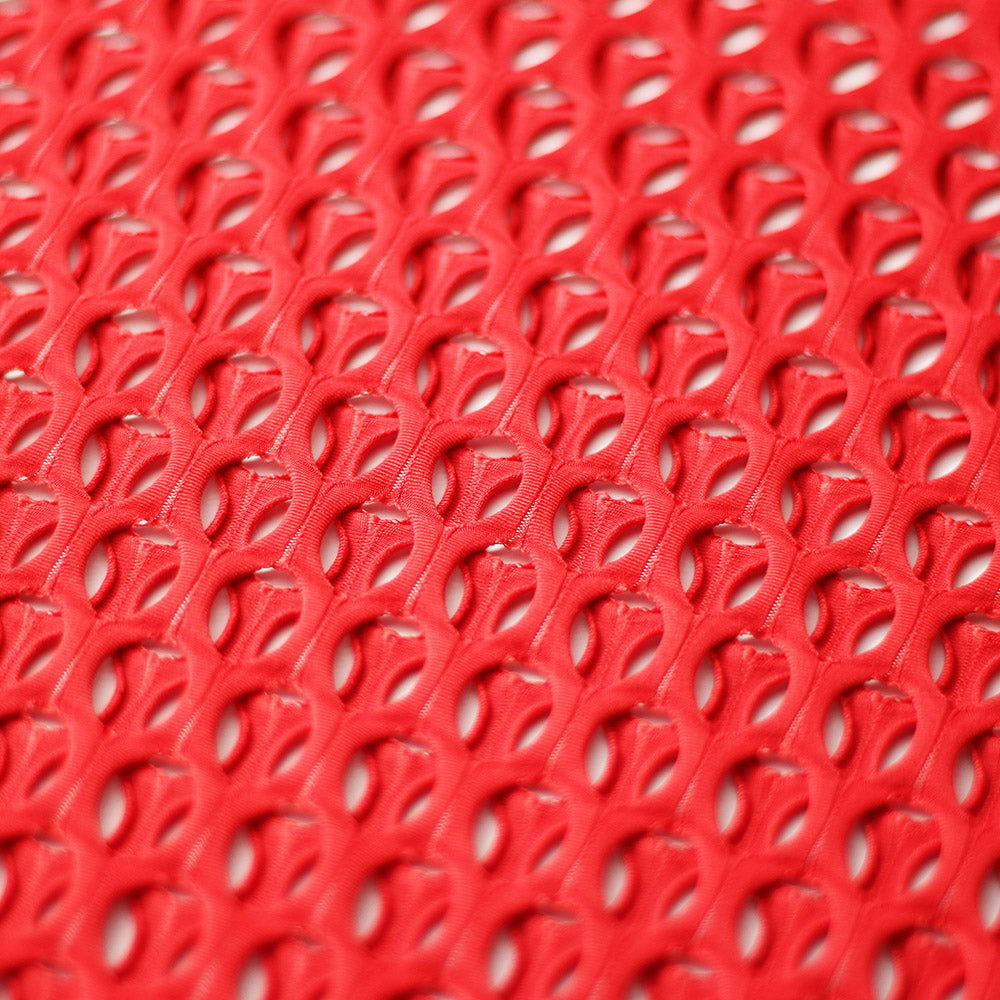 Bella Crochet Polyester Spandex Fabric - Assorted Colors, Solid Crochet Knit, 58/60" Width (1 Yard)