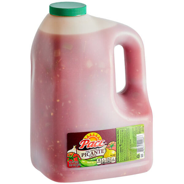 Pace Mild Picante Sauce 1 Gallon Jug - 4/Case