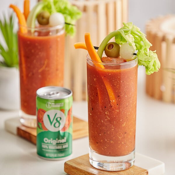 V8 Original Vegetable Juice 5.5 fl. oz. Can - 48/Case