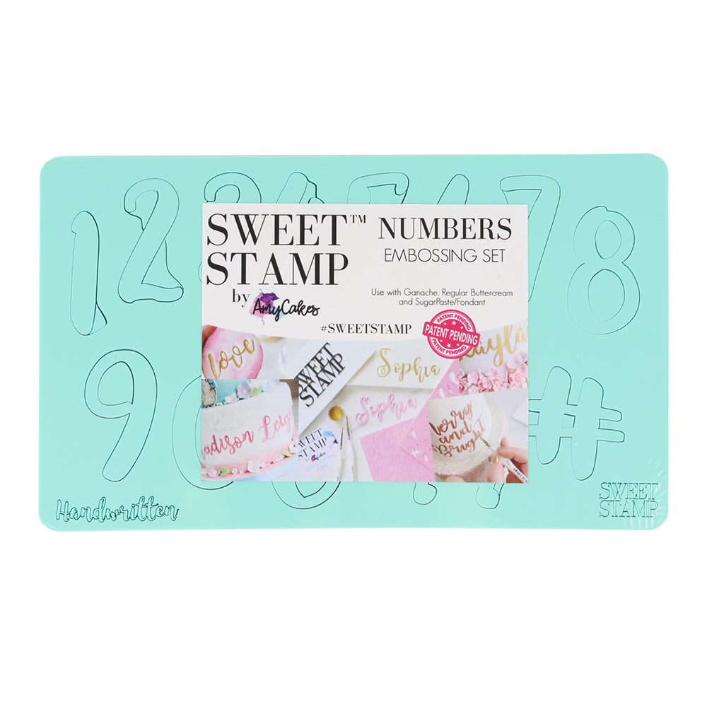 Sweet Stamp Set of Handwritten Numbers & Symbols
