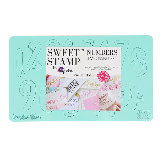 Sweet Stamp Set of Handwritten Numbers & Symbols