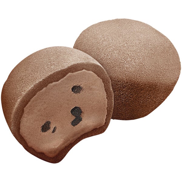 My/Mochi Double Chocolate Mochi Ice Cream 1.5 oz. - 72/Case