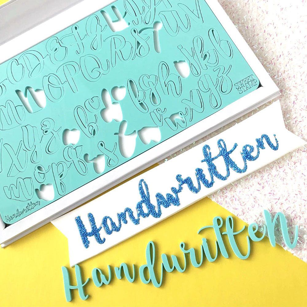Sweet Stamp Set of Stylish Upper & Lower Case Letters