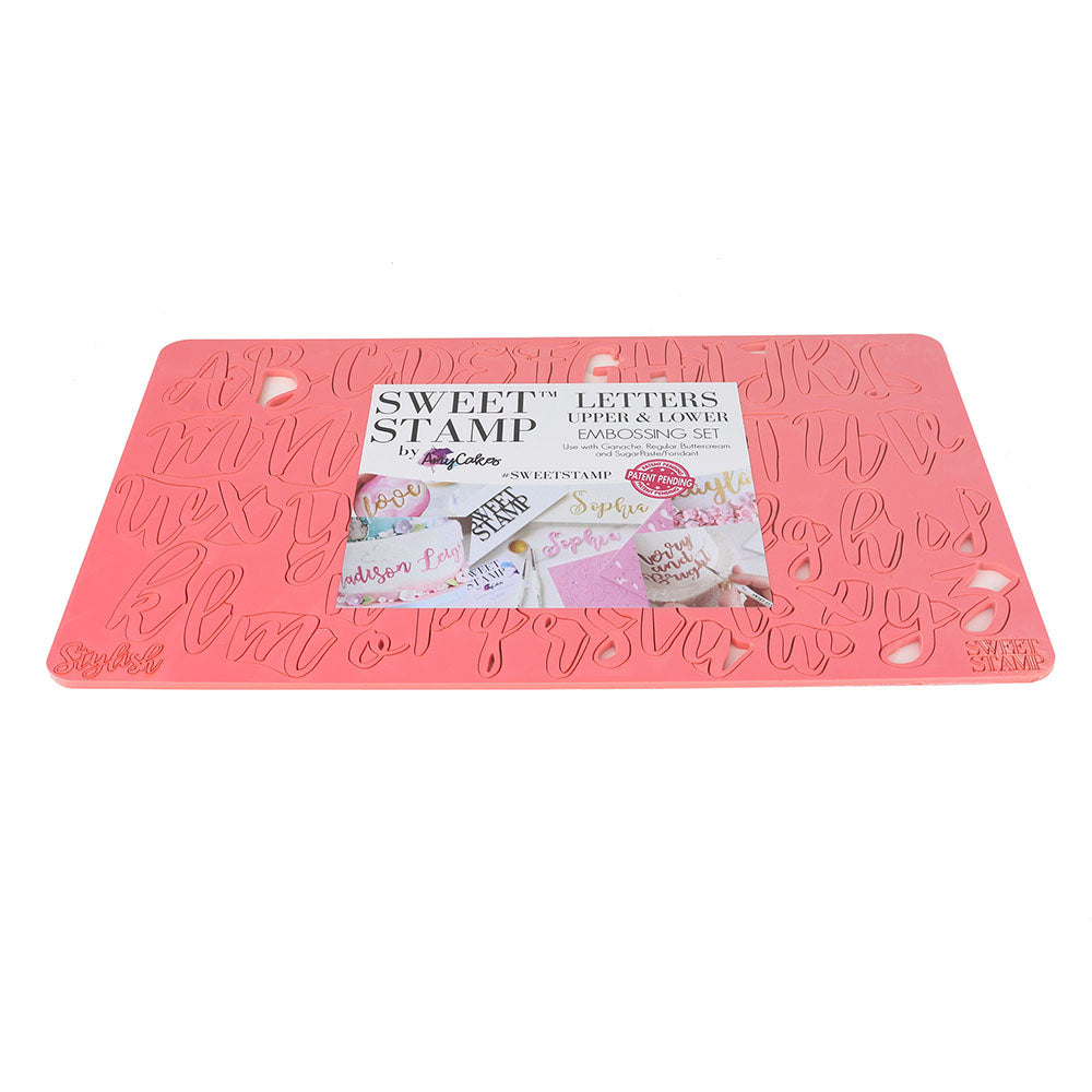 Sweet Stamp Set of Stylish Upper & Lower Case Letters