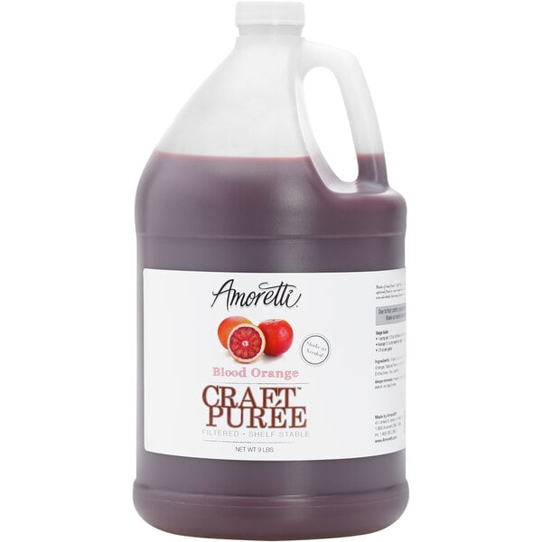 Amoretti Blood Orange Craft Puree 1 Gallon