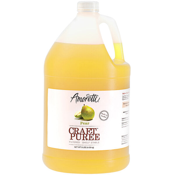 Amoretti Pear Craft Puree 1 Gallon