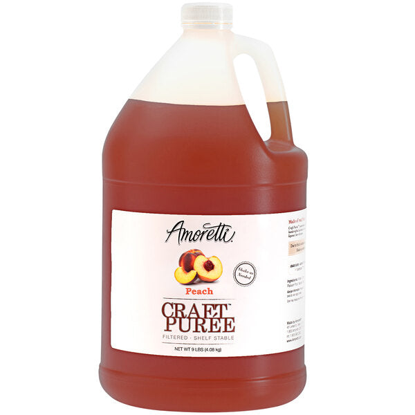 Amoretti Peach Craft Puree 1 Gallon