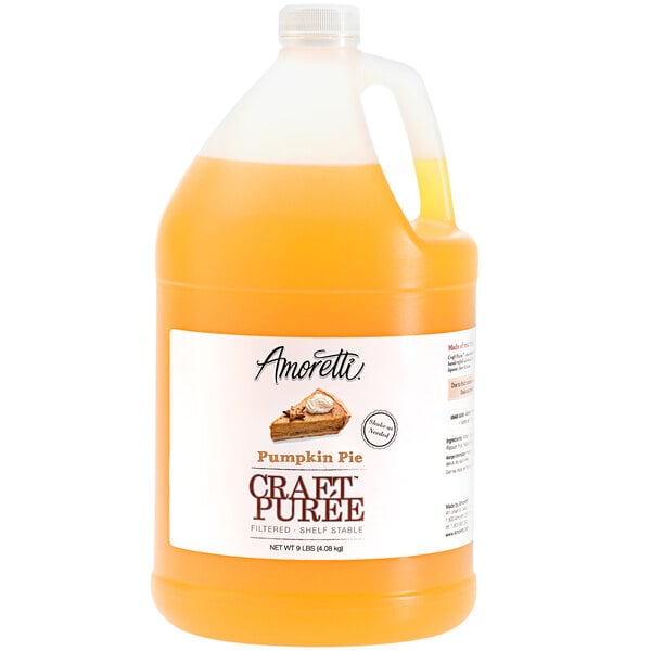 Amoretti Pumpkin Pie Craft Puree 1 Gallon